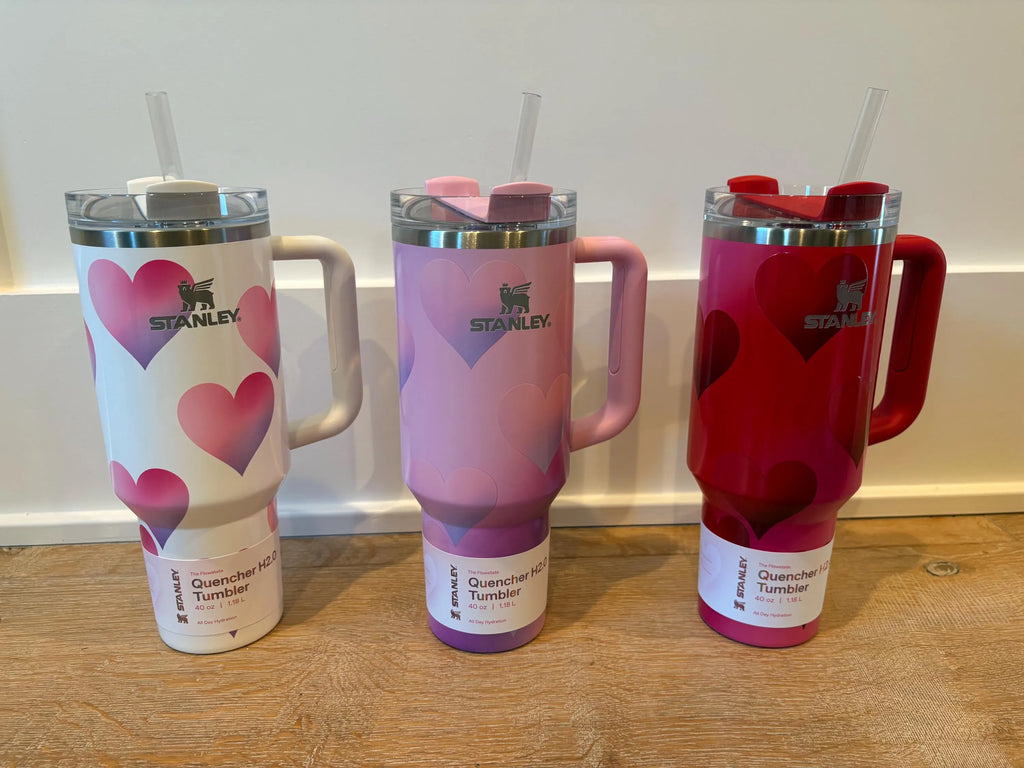 Stanley 40 oz Quencher Tumbler - Rouge Heart, Pink & Frost Gradient