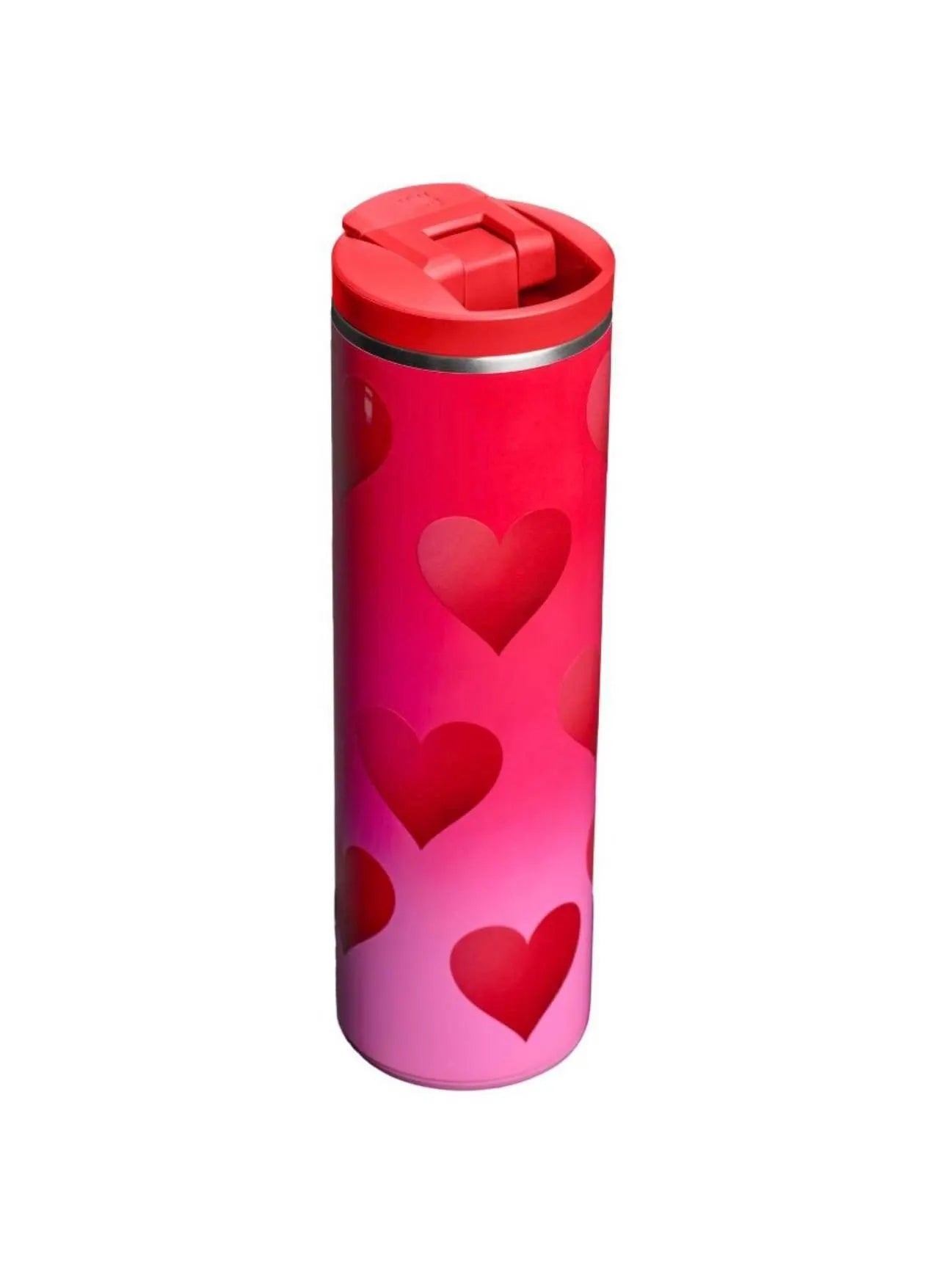 Valentines Stanley AeroLight Transit Bottle, Rouge Heart Gradient 16 oz